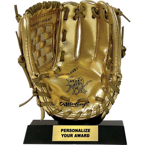 Rawlings | Mini Gold Glove Award Trophy | Stand Included | Replica