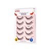 KISS Looks So Natural False Eyelashes Multipack, Lightweight & Comfortable, Tapered End Technology, Reusable, Cruelty-Free, Contact Lens Friendly, Style 'Poise', 5 Pairs Fake Eyelashes