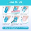 ATOANY Gel Nail Polish Remover 0.5 Fl Oz with Nail File & Nail Polish Scraper, Professional Gel Polish Remover for Nails, Easily & Quickly Remove Nail Polish in 3-5 Minutes, Doesn't Hurt Nails