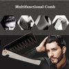 Folding Pocket Comb Stainless Steel Handle Folding Comb Portable Hair Comb Folding Comb for Hair Styling Design for Beauty Salon and Home Use
