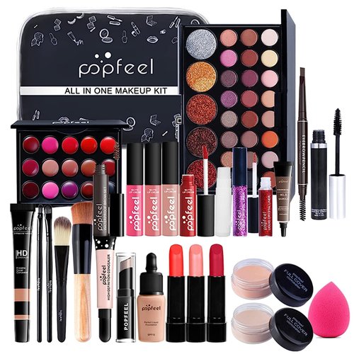 MAEPEOR All In One Makeup Kit 27PCS Makeup Kit for Women Full Kit Multi-Purpose Makeup Set for Beginners or Pros (KIT004)