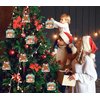 D24TIME Winter Christmas Craft Kit 24pcs DIY Christmas Tree Ornament Christmas Gingerbread House Craft Sticker Make Your Own Christmas Crafts Project for Home Classroom School Game Activities
