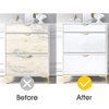 Arthome White Wood Contact Paper Peel and Stick Self-Adhesive Wallpaper,Decorative Vinyl Film for Countertop Cabinets Furniture Surface and Wall Coverling,Easy to Clean Removable 17x120''