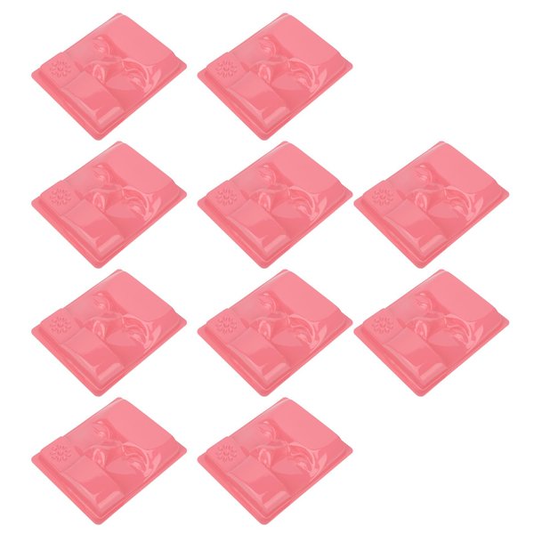 3 in 1 Eyelash Practice Tray,10pcs 3 in 1 Eyelash Extension Practice Tray Lash Extension Training Mannequin Head Display Holder