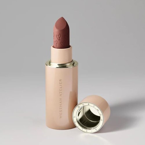 WESTMAN ATELIER Lip Suede Matte Lipstick - Rue (Tawny Chestnut), 1 Count (Pack of 1)