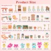 BananMelonBM 50 Pack Kids Little Dollhouse Furniture Set Toys House Big Dreams for Baby Children Girls Boys Age 3+,Miniature Accessories Educational Pretend Play Toys for Toddler