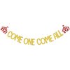Come One Come All Banner, Circus 1st Birthday Party Decorations, Carnival Theme Party Clown First Birthday Decoration, Circus Tent Big Top Theme Baby Shower Party Supplies Gold Red
