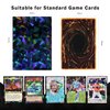 Katomula 100pcs Holographic Card Sleeves, Holographic Diamond Standard Size Card Sleeves for Poke, MTG, Yu-gi-oh, Anime Cards