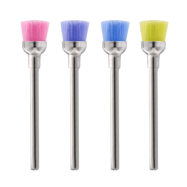 NMKL38 4PCS Nail Drill Bit Set Cleaning Brushes Professional Nail Drill Machine Manicure Accessories, Mixed color