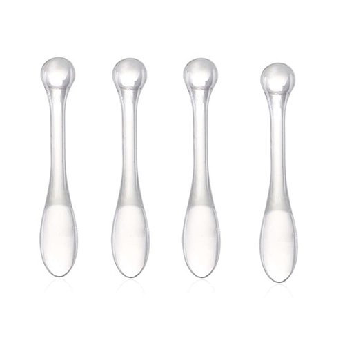10 Pcs Transparent Acrylic Makeup Sticks Mud Mixing Tool Mask Spatula DIY Face Beauty Makeup Tool Portable Mask Stick Cosmetic Mask Spoon Spatulas Mask Stick Cosmetic Spatula