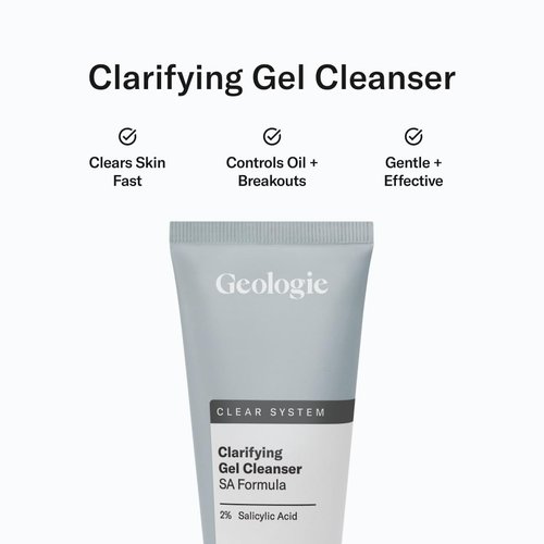 Clear System Acne Treatment - 2% Salicylic Acid Clarifying Gel Cleanser | 2-Pack