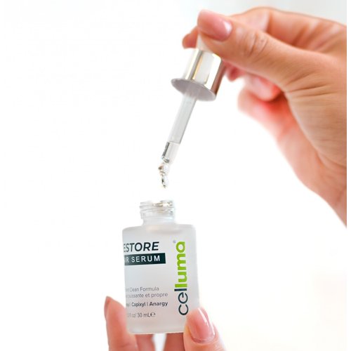 Restore Hair Serum | 7%+ Active Blend with Redensyl (3%), Capixyl (2.5%) and Anargy (1%), Vitamins B3, B5, B7 - Use with Red Light Therapy Or Alone Daily