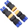 Youme 4pcs EC5 to XT60 Adapter Male Female Connector Plug Set Compatible with Arrma E-flite RC Car Truck Airplane Lipo Battery ESC Balance Charger Motor Controller