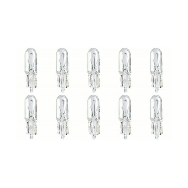 CEC Industries #2722 Bulbs, 12 V, 2.04 W, W2x4.6d Base, T-1.5 shape (Box of 10)