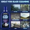 Galitoon Car Glass Oil Film Cleaner, Car Glass Cleaner with Sponge, Glass Cleaner for Home and Auto Cleaning, Water Spot Remover for Glass Surfaces, Easily Restore Glass Clarity(180g)