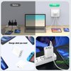 USB C Charger, Amoner 35W 3-Port iPhone Fast Charger Block, iPhone Cube Adapter with PD 3.0 Power Delivery Compatible with iPhone 16/16 Pro/15/14/13/12/11/SE/XS, Galaxy, Pixel 4/3 and More