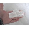 Generic Pearly white shimmering rectangle marbled hair claw clip