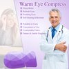 FRSHMORN Eye Mask for Sleeping, 16 Packs Steam Eye Mask Warm Compress for Eyes, Moist Heated Eye Masks for Women Men, Comfortable Sleep Mask for Home Spa, Office, Travel Essentials (Lavender)