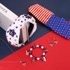 4th of July Headband American Flag Headband Fourth of July Accessories USA Star Charm Bracelet Patriotic Necklace Earrings