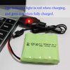 Gecoty 4.8v Battery Pack,2400mAh nimh Battery Pack,Rechargeable RC Battery with Charge Cable,SM 2P Plug for Trucks 1:18, 1:16,1:14,Remote Control Car,RC 4x4 Trucks