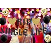 RIP Single Life Banner Funny Bachelorette Party Decorations Supplies Glitter Hanging Garland Kit 10pcs Balloons Bunting Party Gothic Photobooth Backdrop Adult Black Gold Engagement Wedding Party