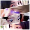 ZCLYHT LED Luminous Eyelash Lamp, Flashing Fake Eyelash Night Lights, False Eyelashes Non Grafting Halloween 6 Colors to Choose From (1 Pair White)