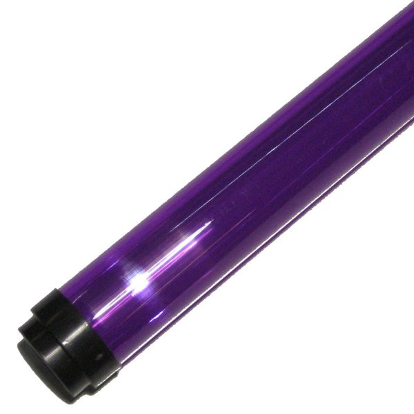 CreativeLightings.com T12 48" Inch Purple Fluorescent Safety Sleeve Tube Guard with Two End Caps - Polycarbonate
