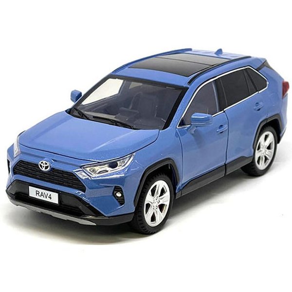 Rav4 Hybrid XSE Blue Metallic with Sunroof 1/24 Diecast Model Car H08666BL