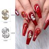 WOKOTO 30pcs Gold And Silver Dollor Sign Nail Charms For Acrylic Nails Us Dolor Nail Charms And Rhinestones 3D Nail Charms For Women Nails Jewelry Making Money Sign Nail Dollor Charms For Nail Art