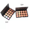 FantasyDay Cream Concealer Palette, 15 Colors, Full Hydrating Coverage, Corrects Dark Circles, Acne Blemish #2