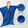 Sensory Body Sock for Kids,Sensory Sack for Relaxation, Focus,Sensory Integration,Body Sock (Large 56''×27'' Blue)