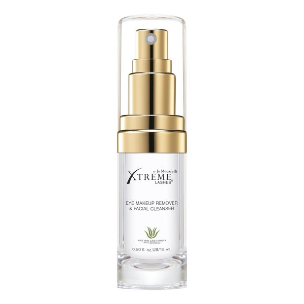 Xtreme Lashes® Eye Makeup Remover & Facial Cleanser (15ml) | Lash Cleanser & Shampoo for Healthy Lashes