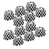 Adorox Set of 12 Checkered Racing Treat Boxes Race Car Theme Party Favors