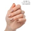 Adora Couture Semi Cured Gel Nail Strips | 20pcs Glossy Holographic Silver Stick-on Gel Nail Sticker | Glaze Nail Strips | Gel Nail Stickers with UV Light Required (Holo Sweet Pea)
