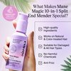 Eva NYC Mane Magic 10-in-1 Split End Mender Hair Treatment, 4 Fl Oz, Repairs ends for healthier, stronger & Damaged hair, GMO, Cruelty-Free
