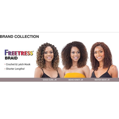 Freetress Braid Crochet and Latch Hook BOHO KINKY JR JUNIOR (5-Pack, 1)