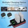 Pickle Power LP-E8 Battery and LED Display Dual Charger Compatible with Canon EOS Rebel T3i, T2i, T4i, T5i, 600D, 550D, 650D, 700D, Kiss X5, X4, Kiss X6 Camera