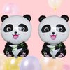 Welliboom Cute Cartoon Panda Birthday Party Supplies with Banner, Children Party Decoration, Children Panda Themed Birthday Party Decoration Full Birthday Set 65PCS For Birthday Party