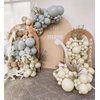 Double Stuffed White Sand Balloons Different Sizes 18In 12In 5In Light Grey Pastel Balloon Garland Kit Off White Balloon Arch For Birthday Baby Shower Bridal Wedding Neutral Boho Theme Party