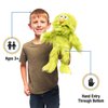 14" Green Monster, Hand Puppet