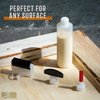 DCT Wood Glue Spreading Woodworking Kit – 8 oz ounce Bottle, Roller Applicator, Dowel Hole Nozzle, Biscuit Slot Tip