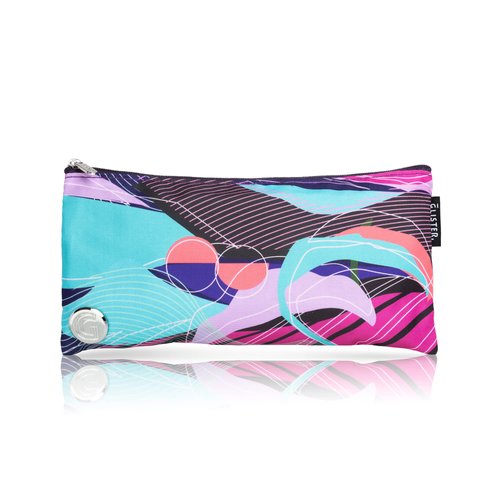 Glister Mini Straightener Carrying Pouch, Salon-Grade Travel Flat Iron, Flat Wand, for Normal, Thin, Dry, and Frizzy Hair, Holiday Gift for Girls or Guys - (Adventurist)(Ultraviolet)