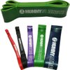 MummyStrength Resistance Bands for Men and Women. The Best Stretch Band for Pull Up Exercise and Powerlifting. Works with Any Pull Up Bar or Station. Single Band. Workout Guide Included (Green)