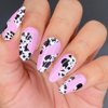 Maniology Moo-velous Nail Stamping Plate, Cow Spots Nail Art Designs, Cow-Theme Animal Manicure