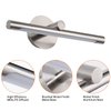 JUSHENG Modern Bathroom Vanity Light Fixtures Brushed Nickel Indoor LED Wall Sconce Lamps Over Mirror Lighting 16.54" Inch Cool White 6000K 7W 110V AC