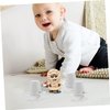 Yardenfun Craft Essential Wind-Up Toy Movement Mechanism - 6pcs Clockwork DIY Parts for White Walking Feet for Artistic Creations Wind Up Mechanisms for Easter Eggs Small Wind Up Toys for