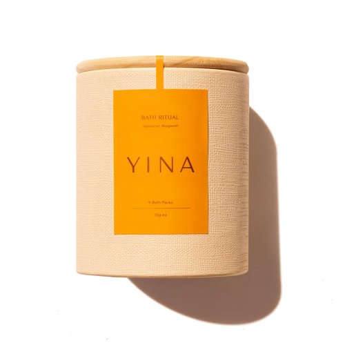 YINA - Organic Bath Ritual Bath Packs with Japanese Mugwort | Sustainable, Cruelty-Free, Clean Skincare (9-Packs Each)