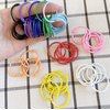 Keychains or Key Rings, 1 1/5" Loose Leaf Binder Rings for Key Chains, Open Card Rings, Clip Rings for Book Rings, School, Home or Office (50Pack)