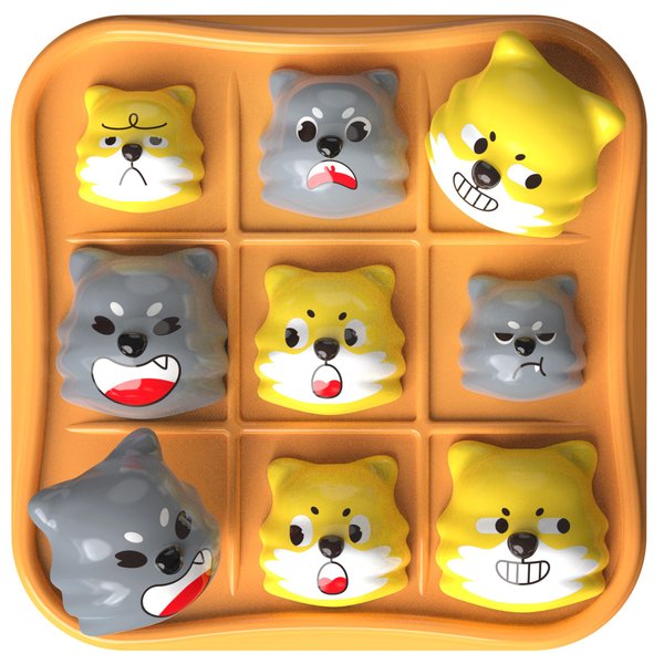 Tic Tac Toe Kids Toys - Classic Three-in-a-Row Family Board Game for Education and Memory Development, Puzzle Travel Game for 4+ Year Old Boys and Girls, Brain Teaser Birthday Gift for Kids Ages 4-8