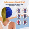 Soothie Head Cooling Migraine Relief Cap | Ice Cap for Headaches. State-of-The-Art Gel Packs Stays Cold Much Longer Than Leading Brands | Hot & Cold Therapy for Headaches, Stress, Puffy Eyes, Sinus